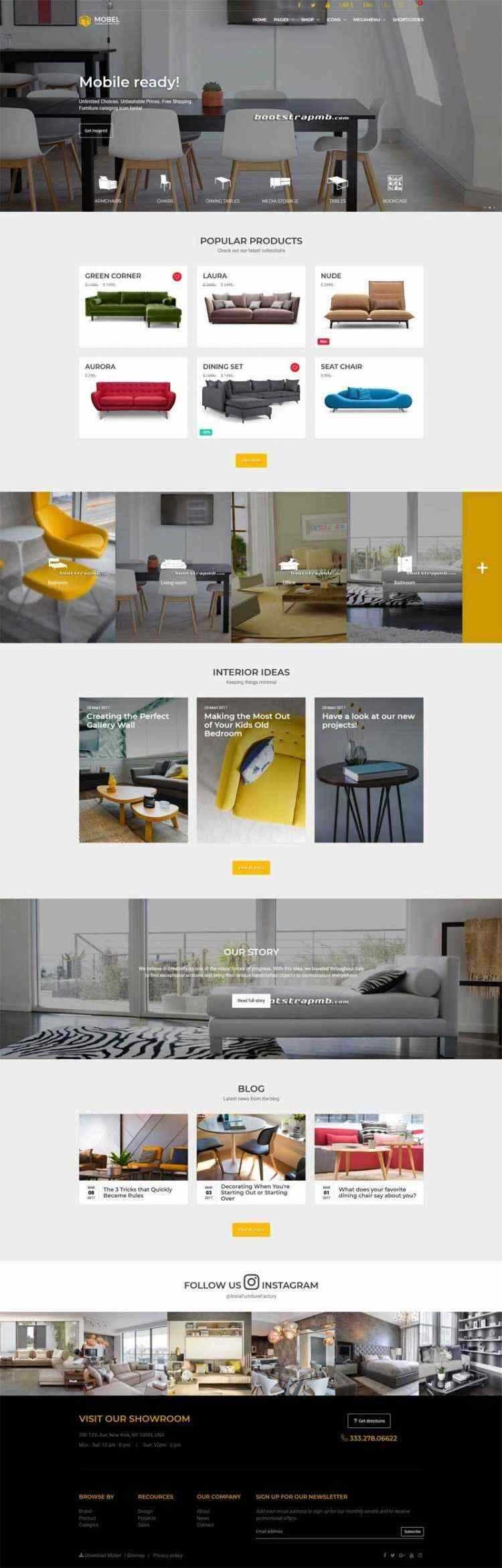 Bootstrap响应式在线家具商城电商网站冒泡网-中创网-项目资源网-资源之家-项目资源网-资源之家-副业项目-手机搬砖-中创网-无货源电商-创业项目-抖音工具箱-搬砖项目-网络赚钱网创矩阵局-网赚冒泡网-福缘网-中创网-知识街网站