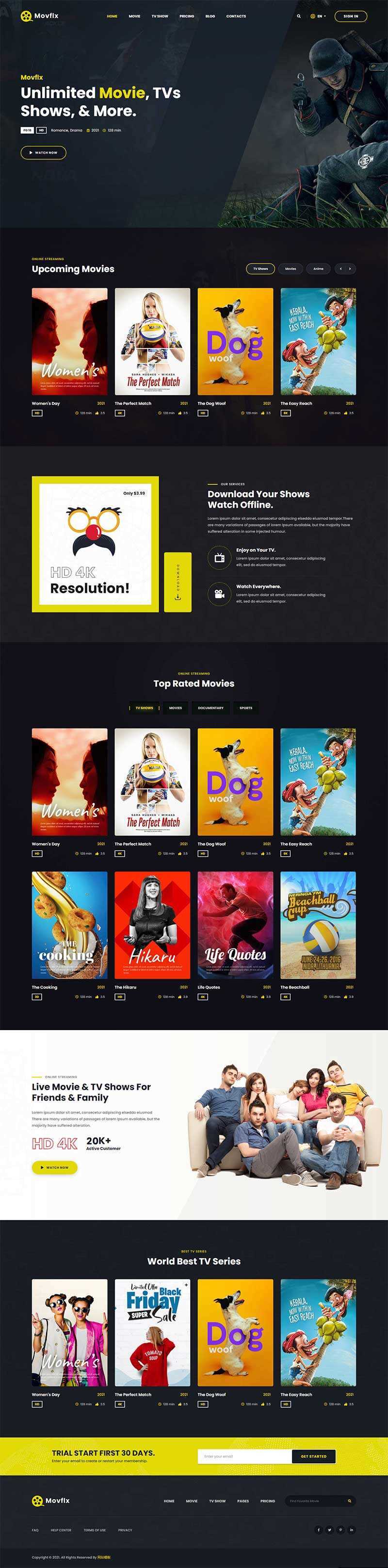 响应式在线影院视频平台HTML5模板冒泡网-中创网-项目资源网-资源之家-项目资源网-资源之家-副业项目-手机搬砖-中创网-无货源电商-创业项目-抖音工具箱-搬砖项目-网络赚钱网创矩阵局-网赚冒泡网-福缘网-中创网-知识街网站