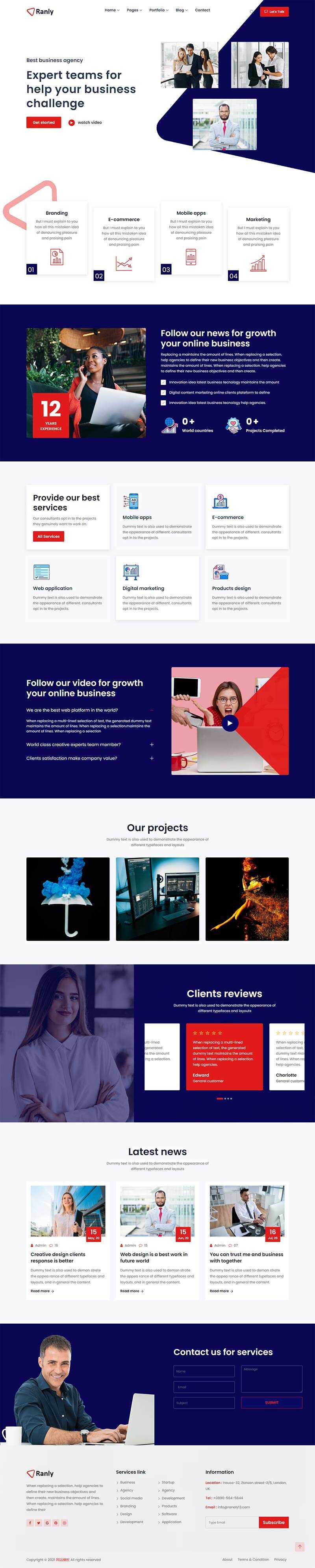 Bootstrap多用途的商业服务公司网站HTML模板冒泡网-中创网-项目资源网-资源之家-项目资源网-资源之家-副业项目-手机搬砖-中创网-无货源电商-创业项目-抖音工具箱-搬砖项目-网络赚钱网创矩阵局-网赚冒泡网-福缘网-中创网-知识街网站