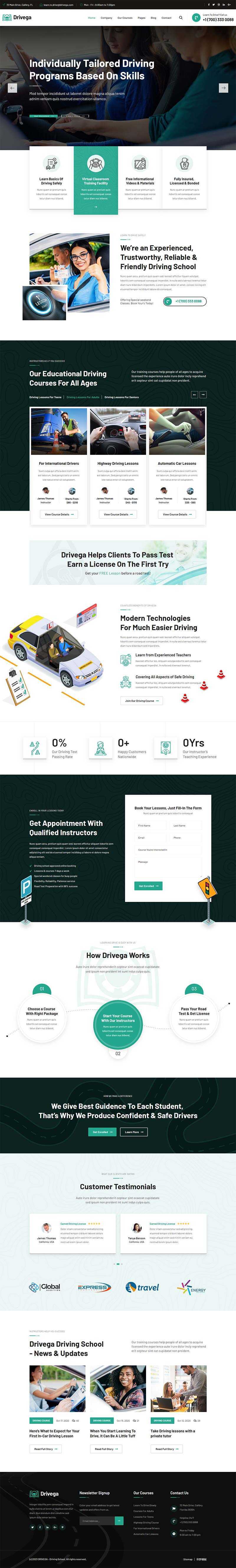 绿色汽车驾校培训企业官网HTML模板冒泡网-中创网-项目资源网-资源之家-项目资源网-资源之家-副业项目-手机搬砖-中创网-无货源电商-创业项目-抖音工具箱-搬砖项目-网络赚钱网创矩阵局-网赚冒泡网-福缘网-中创网-知识街网站