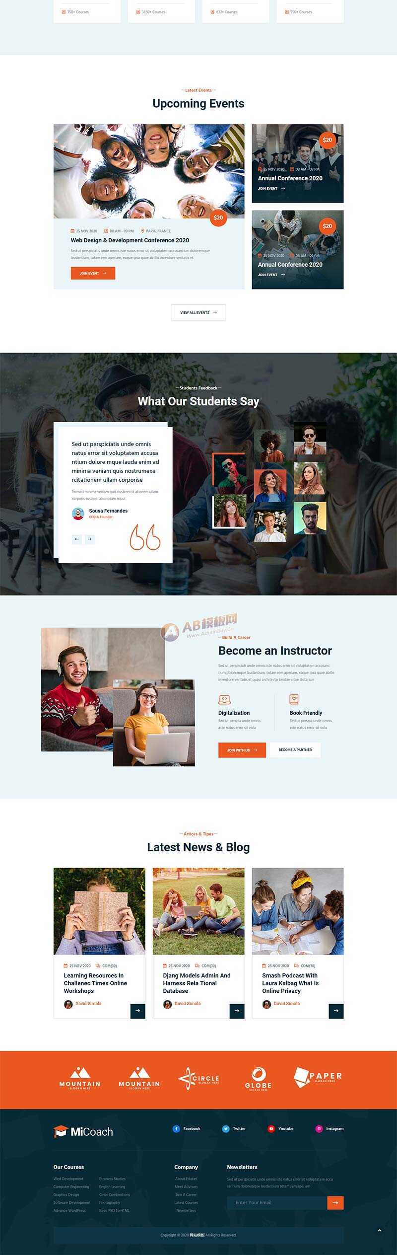 响应式在线课程教育培训行业网站HTML5模板冒泡网-中创网-项目资源网-资源之家-项目资源网-资源之家-副业项目-手机搬砖-中创网-无货源电商-创业项目-抖音工具箱-搬砖项目-网络赚钱网创矩阵局-网赚冒泡网-福缘网-中创网-知识街网站