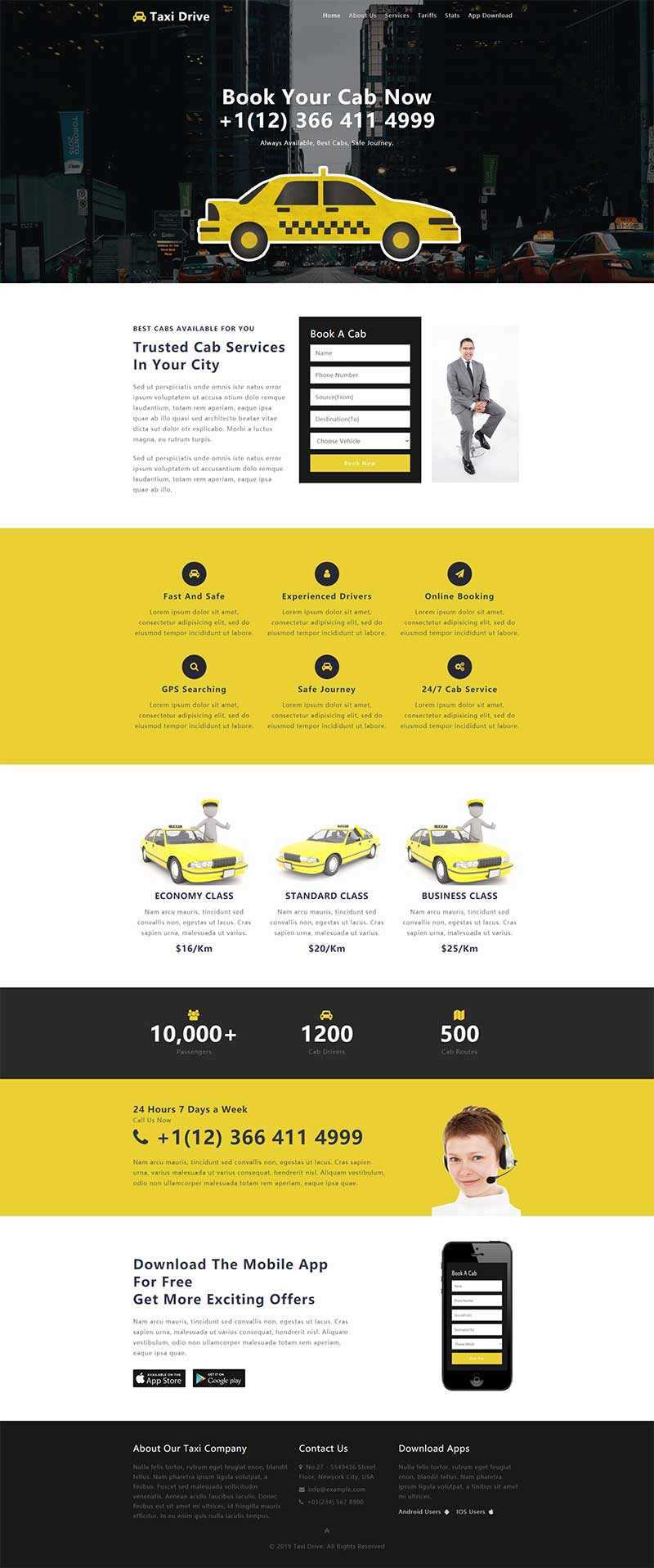 黄色出租车服务网站单页响应式网页html模板冒泡网-中创网-项目资源网-资源之家-项目资源网-资源之家-副业项目-手机搬砖-中创网-无货源电商-创业项目-抖音工具箱-搬砖项目-网络赚钱网创矩阵局-网赚冒泡网-福缘网-中创网-知识街网站