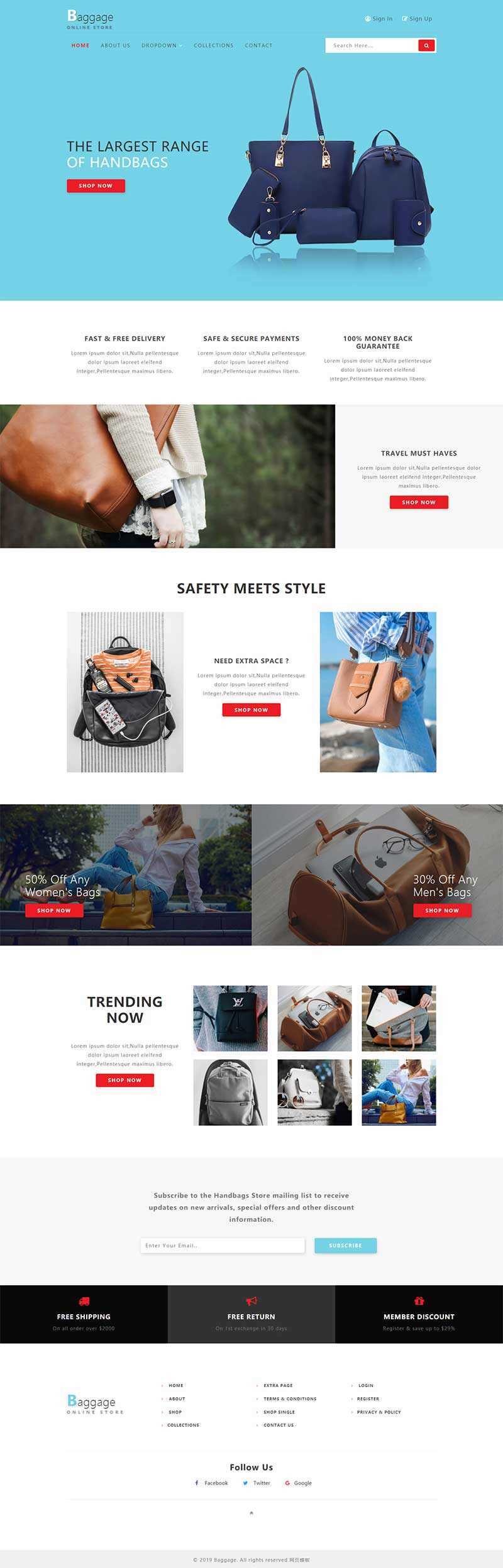 Bootstrap响应式箱包电子商务网站html模板冒泡网-中创网-项目资源网-资源之家-项目资源网-资源之家-副业项目-手机搬砖-中创网-无货源电商-创业项目-抖音工具箱-搬砖项目-网络赚钱网创矩阵局-网赚冒泡网-福缘网-中创网-知识街网站