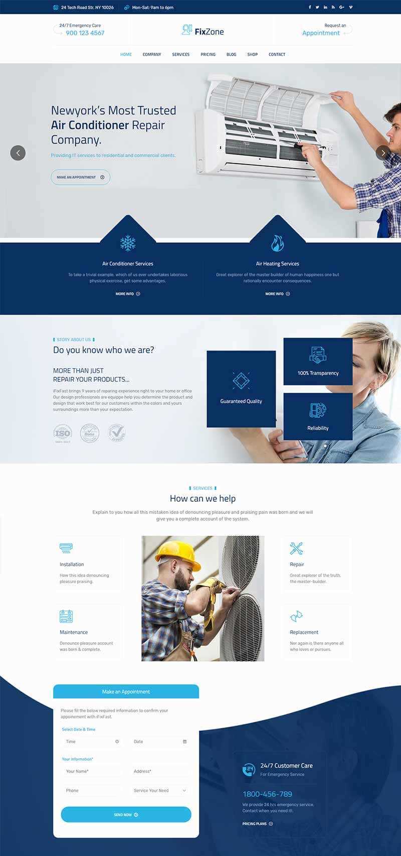 Bootstrap空调电器维修服务网站HTML模板冒泡网-中创网-项目资源网-资源之家-项目资源网-资源之家-副业项目-手机搬砖-中创网-无货源电商-创业项目-抖音工具箱-搬砖项目-网络赚钱网创矩阵局-网赚冒泡网-福缘网-中创网-知识街网站
