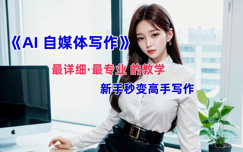 全网最全最细最专业的“AI自媒体写作”教学，新手小白秒变写作高手！冒泡网-中创网-项目资源网-资源之家-项目资源网-资源之家-副业项目-手机搬砖-中创网-无货源电商-创业项目-抖音工具箱-搬砖项目-网络赚钱网创矩阵局-网赚冒泡网-福缘网-中创网-知识街网站