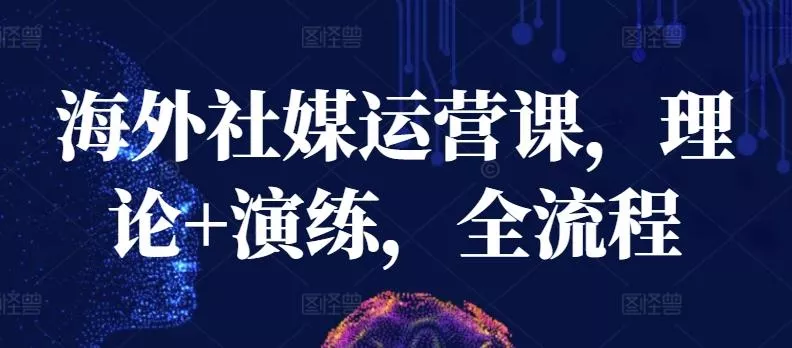 海外社媒运营课,理论+演练,全流程-网创项目孵化中心 海外社媒运营课,理论+演练,全流程-网创项目孵化中心