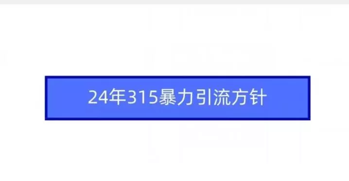 24年315暴力引流方针创业-网创-互联网创业-福缘论坛-冒泡网赚-中赚网-短视频等网络赚钱课程-免费分享网络创业项目-聚合知识付费VIP创业课程网创项目孵化中心