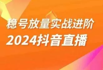 稳号放量实战进阶—2024抖音直播，直播间精细化运营的几大步骤创业-网创-互联网创业-福缘论坛-冒泡网赚-中赚网-短视频等网络赚钱课程-免费分享网络创业项目-聚合知识付费VIP创业课程网创项目孵化中心