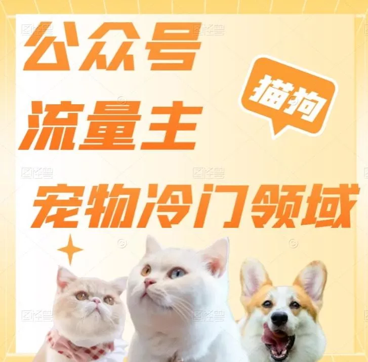 公众号流量主,萌宠冷门领域,单日收益2000+,简单暴力掘金,矩阵操作,无限放大收益!-网创项目孵化中心 公众号流量主,萌宠冷门领域,单日收益2000+,简单暴力掘金,矩阵操作,无限放大收益!-网创项目孵化中心