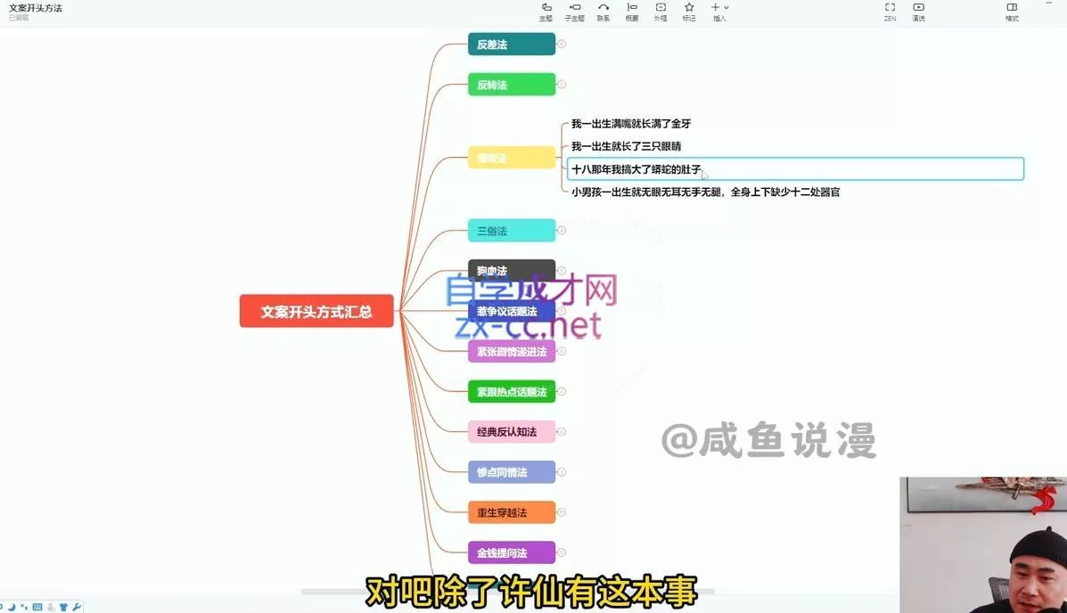 咸鱼老师·2024最新最全解说类文案课