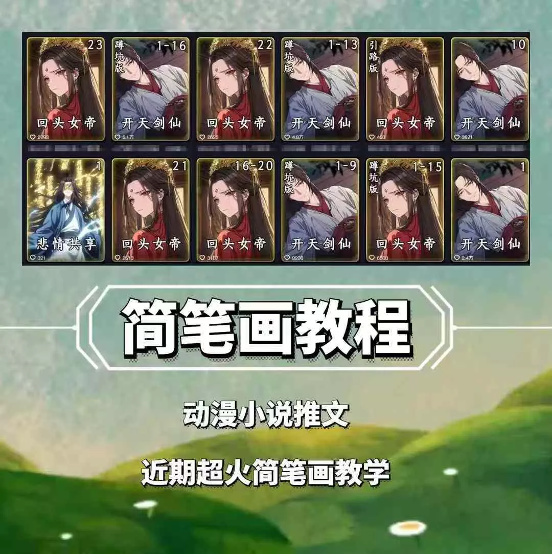 兜兜简笔画教学,小说推文动漫玩法,可做伙伴计划、分成计划、接广告等-网创项目孵化中心 兜兜简笔画教学,小说推文动漫玩法,可做伙伴计划、分成计划、接广告等-网创项目孵化中心