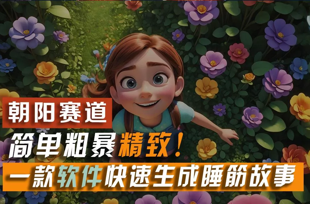 利用一款软件5分钟一条爆款睡筋故事，简单粗暴精致！小白月入2w+创业-网创-互联网创业-福缘论坛-冒泡网赚-中赚网-短视频等网络赚钱课程-免费分享网络创业项目-聚合知识付费VIP创业课程网创项目孵化中心